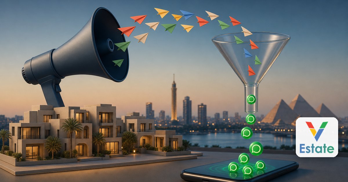 Real Estate Marketing in Egypt: WhatsApp, Meta Ads & Follow-Up That Convert
