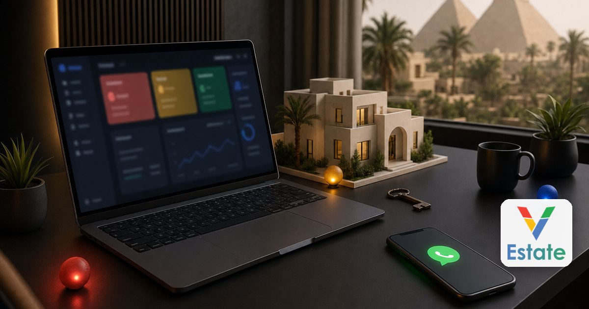 What Is V Estate? The WhatsApp & AI Real Estate CRM Built for Egypt